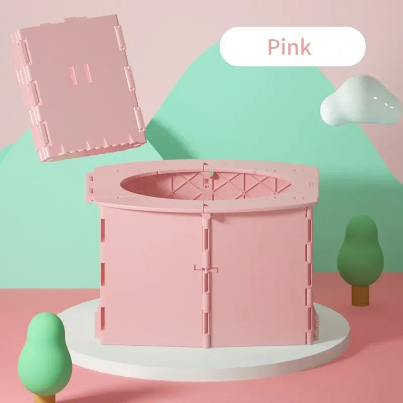 Pot d’apprentissage pliable – Spécial voyage & sorties -Compact & pratique