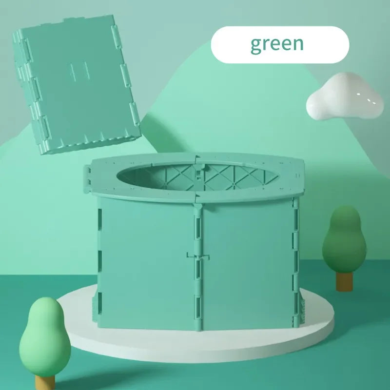 Pot d’apprentissage pliable – Spécial voyage & sorties -Compact & pratique