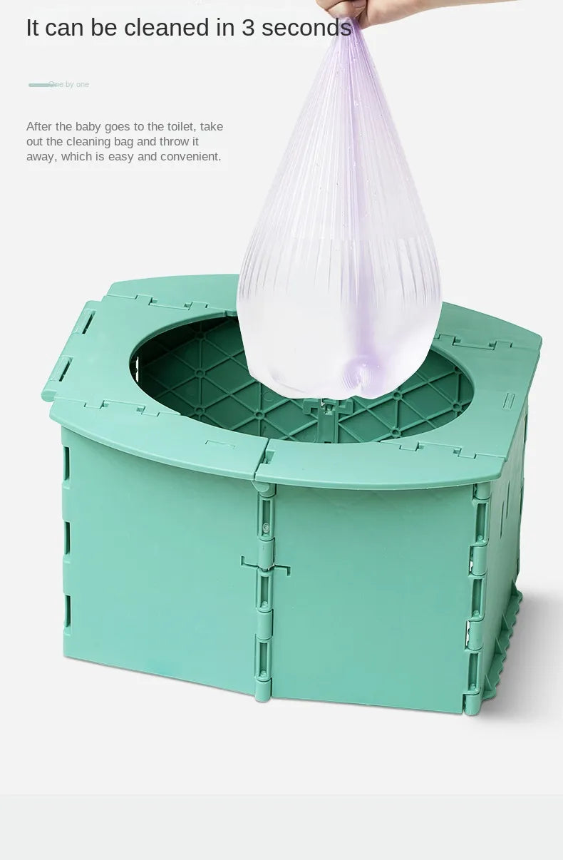 Pot d’apprentissage pliable – Spécial voyage & sorties -Compact & pratique