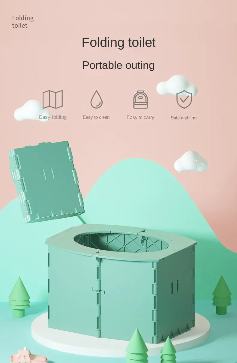 Pot d’apprentissage pliable – Spécial voyage & sorties -Compact & pratique