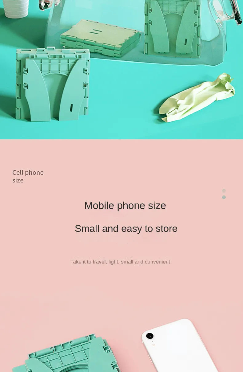 Pot d’apprentissage pliable – Spécial voyage & sorties -Compact & pratique