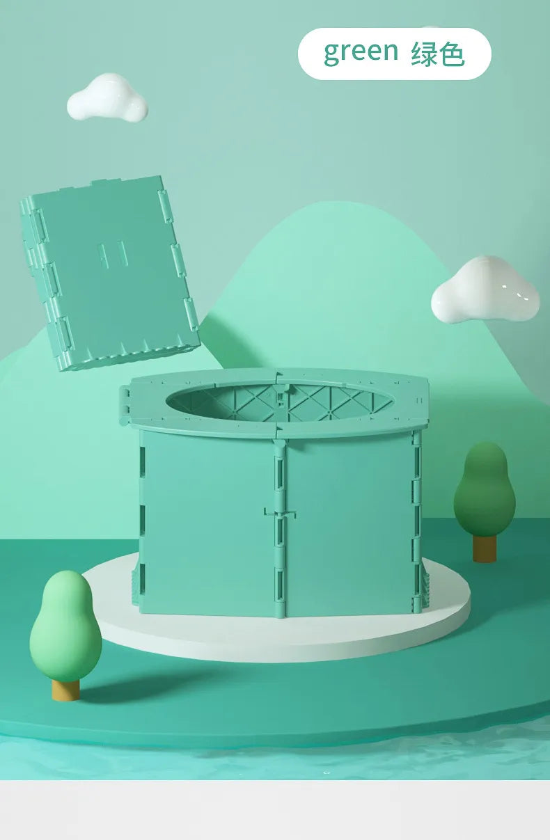 Pot d’apprentissage pliable – Spécial voyage & sorties -Compact & pratique
