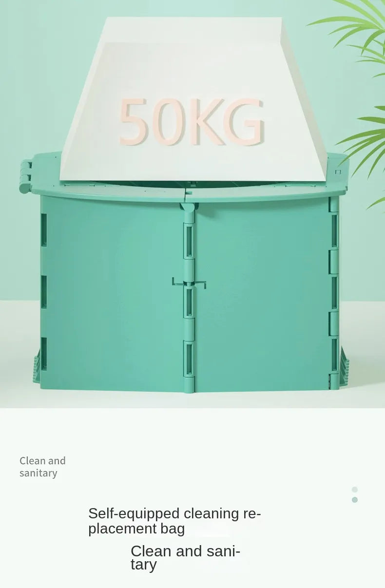 Pot d’apprentissage pliable – Spécial voyage & sorties -Compact & pratique