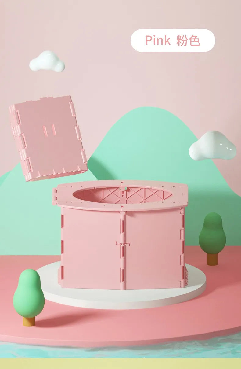 Pot d’apprentissage pliable – Spécial voyage & sorties -Compact & pratique