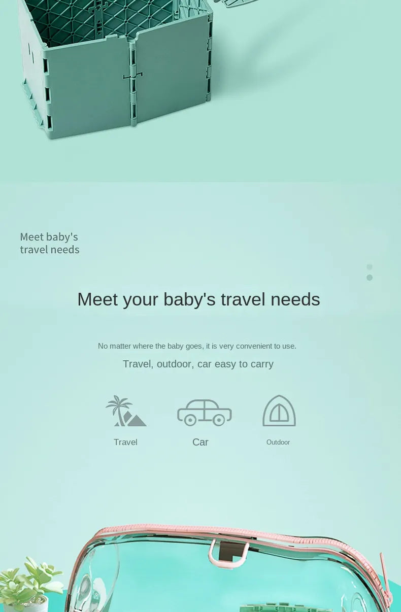 Pot d’apprentissage pliable – Spécial voyage & sorties -Compact & pratique